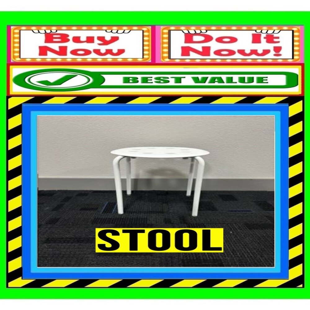 🛑 Contemporary ➕ STOOL Backless 🆒 CHAIR Stackable Bench Loft Style 💸 BUY NOW❗ - Picture 6 of 16